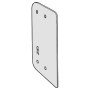 AT1 UK Mortice Keyway Satin Silver