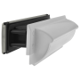 Stainless Steel & White