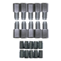19mm PC R1/21PC  10 Locks & 20 Inserts