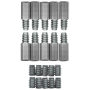 31mm PC R1/23PC 10 Locks & 20 Inserts