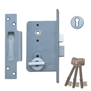 4GB LH - Lock, Thumbturn, Escutcheon & Lever Handles