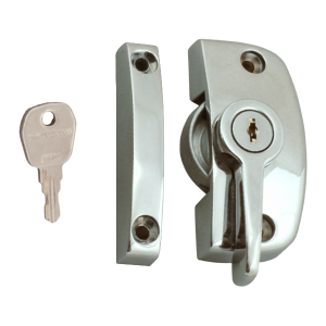 Brushed Silver Locking With 8.5mm Keep