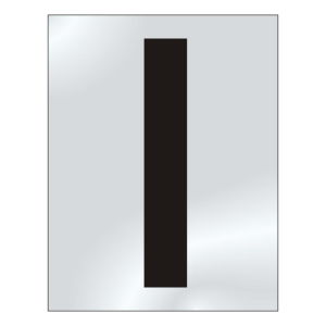 75mm 'I' Text CP Visi