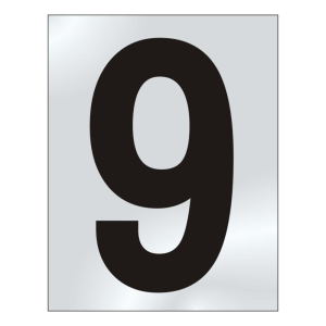 75mm '9' Text CP Visi