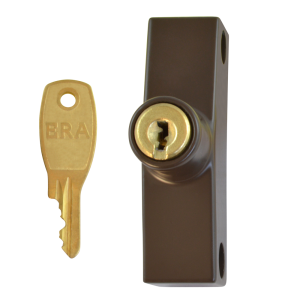 BRN Cut Key 1 Lock + 1 Key Visi
