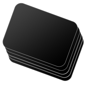 5 Pack - Black