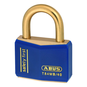 43mm Brass Shackle KD  (22717) Blue T84MB/40 Boxed