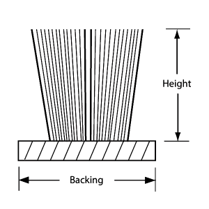 5.5mm High 4.8mm Backing - 1m
