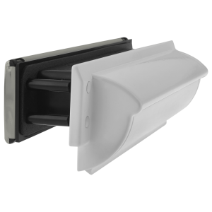 Stainless Steel & White