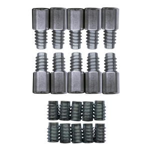 19mm PC R1/21PC  10 Locks & 20 Inserts