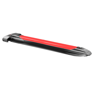 1300mm Black With Red Bar
